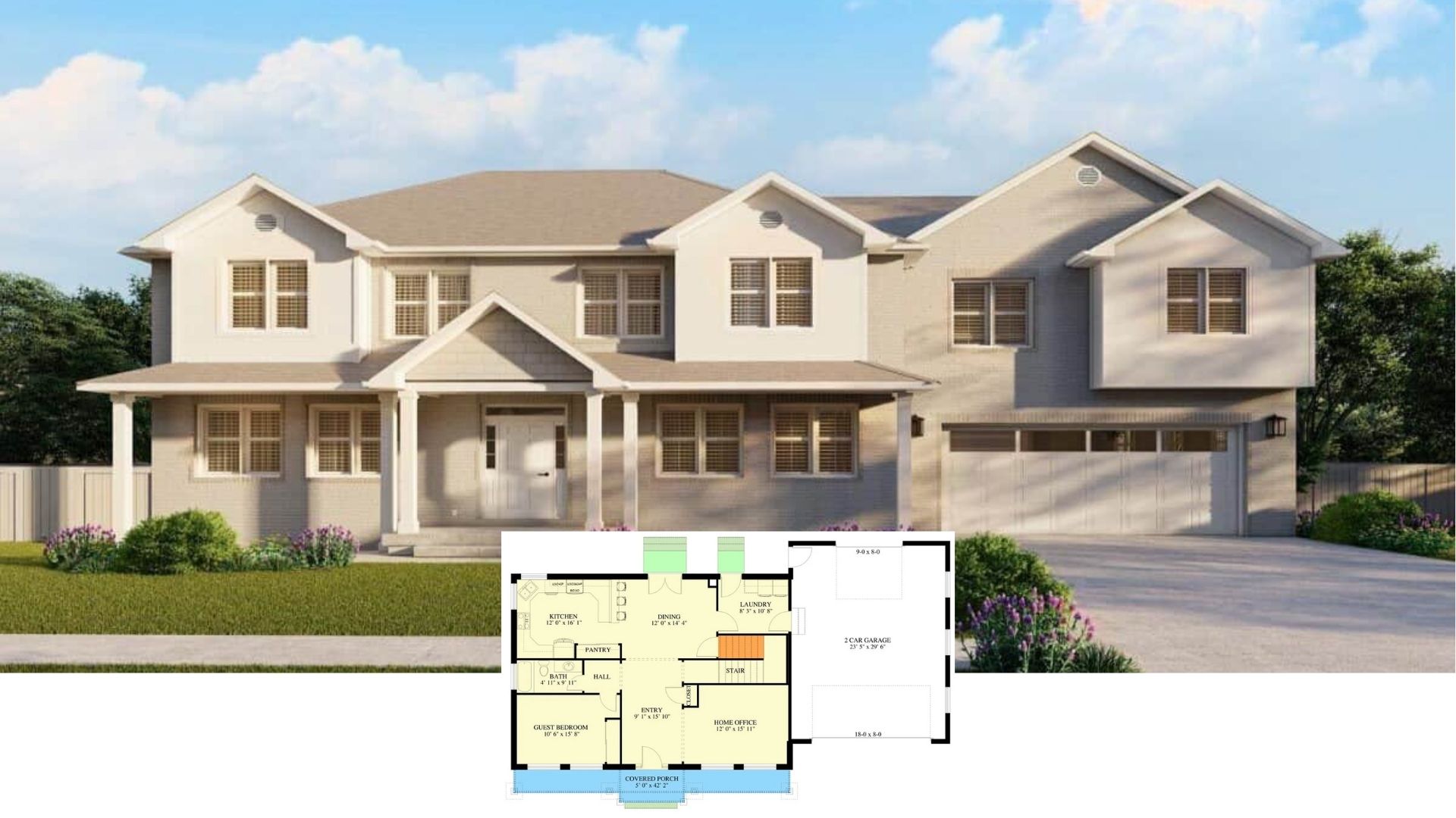 Introducing a Stunning 7 Bedroom, 3,386 Sq. Ft. Two Story Home with Walk-In Closets (Floor Plan Included)