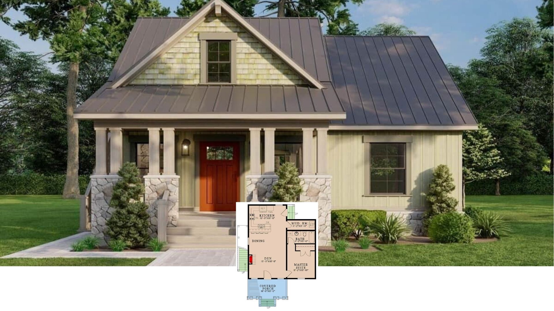 Introducing a 1,345 Sq. Ft. 2 Bedroom Duplex with Covered Porch and a Floor Plan You Can’t Miss