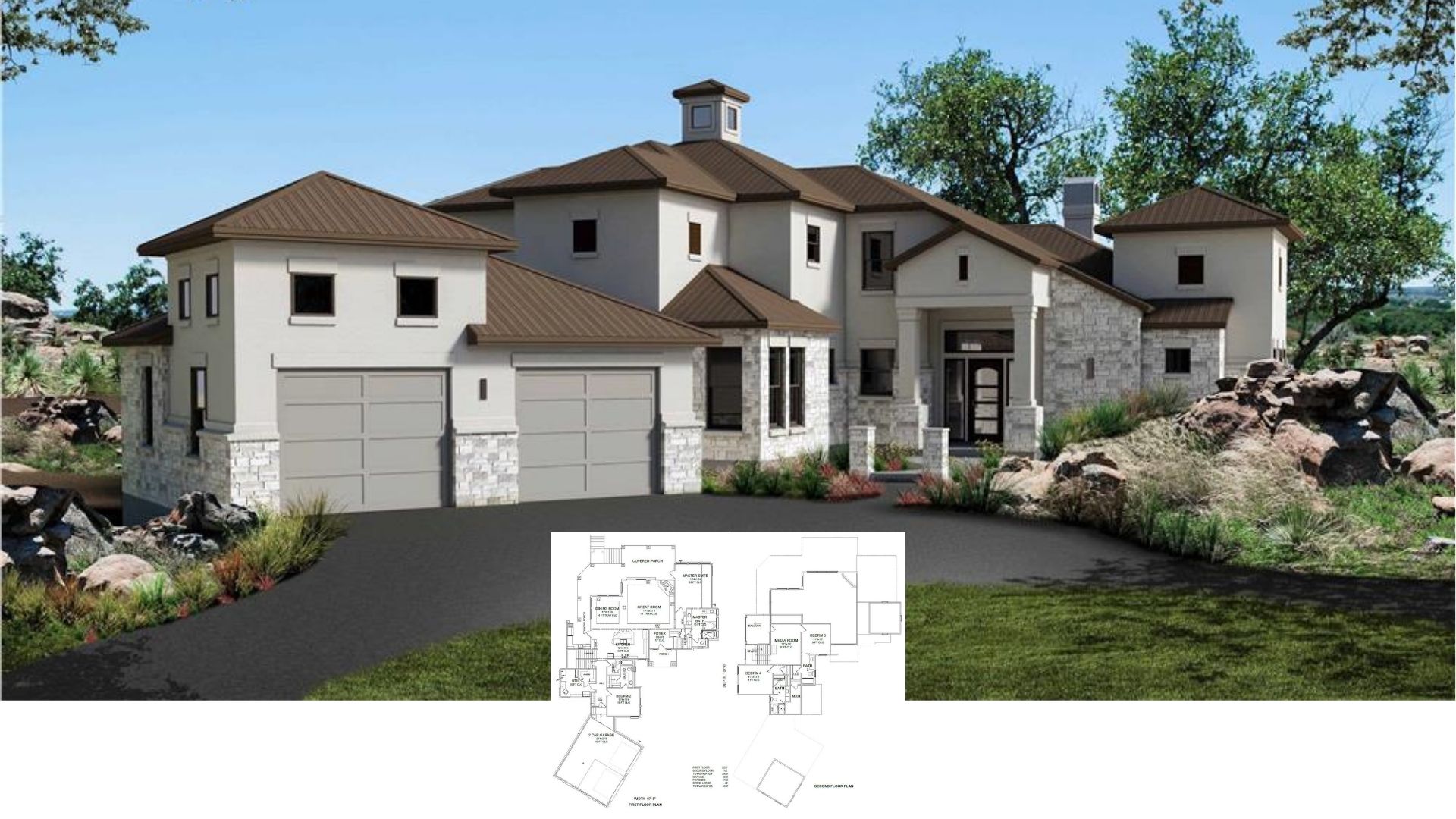 Discover This Stunning 2 Story European 4 Bedroom Home with a 2-Car Garage – 2,929 Sq. Ft. Floor Plan