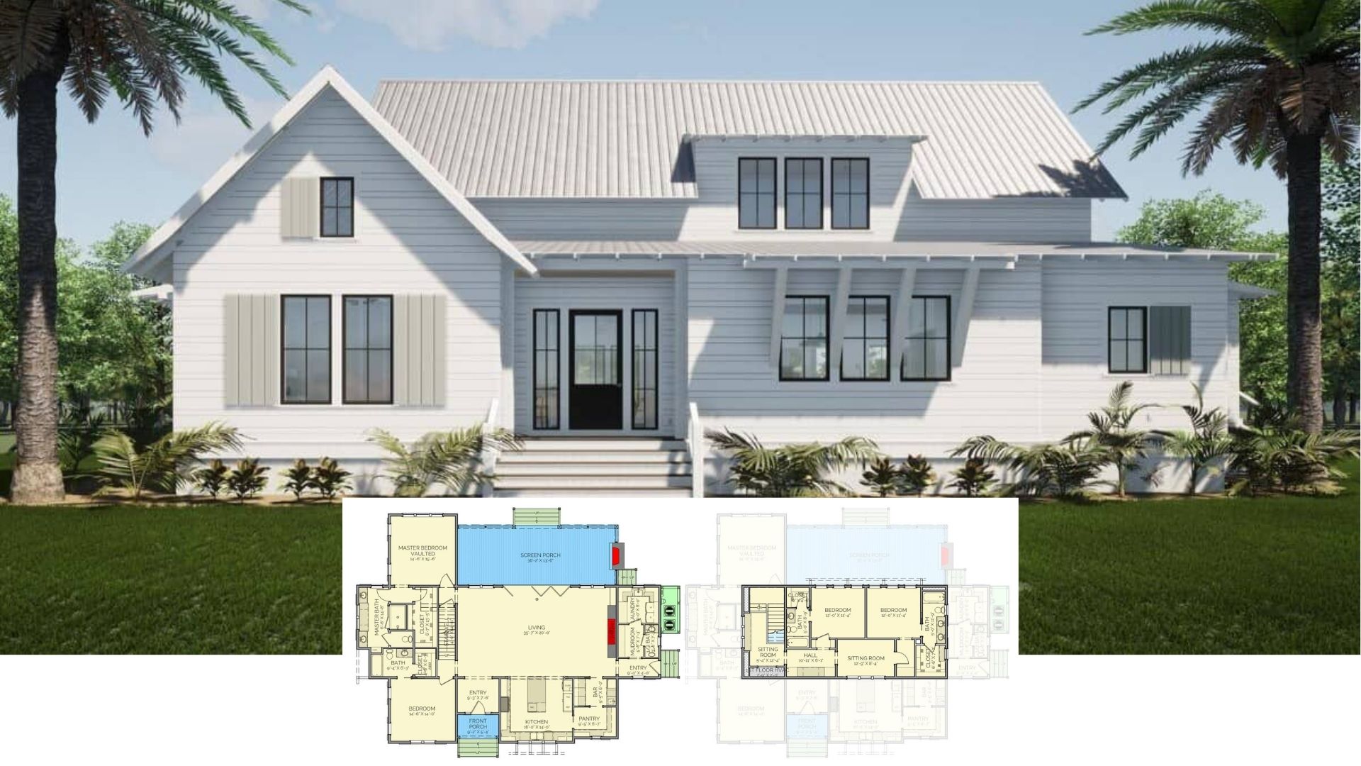 Step Inside This 3,192 Sq. Ft. Coastal Style House with 4 Bedrooms – Floor Plan Included