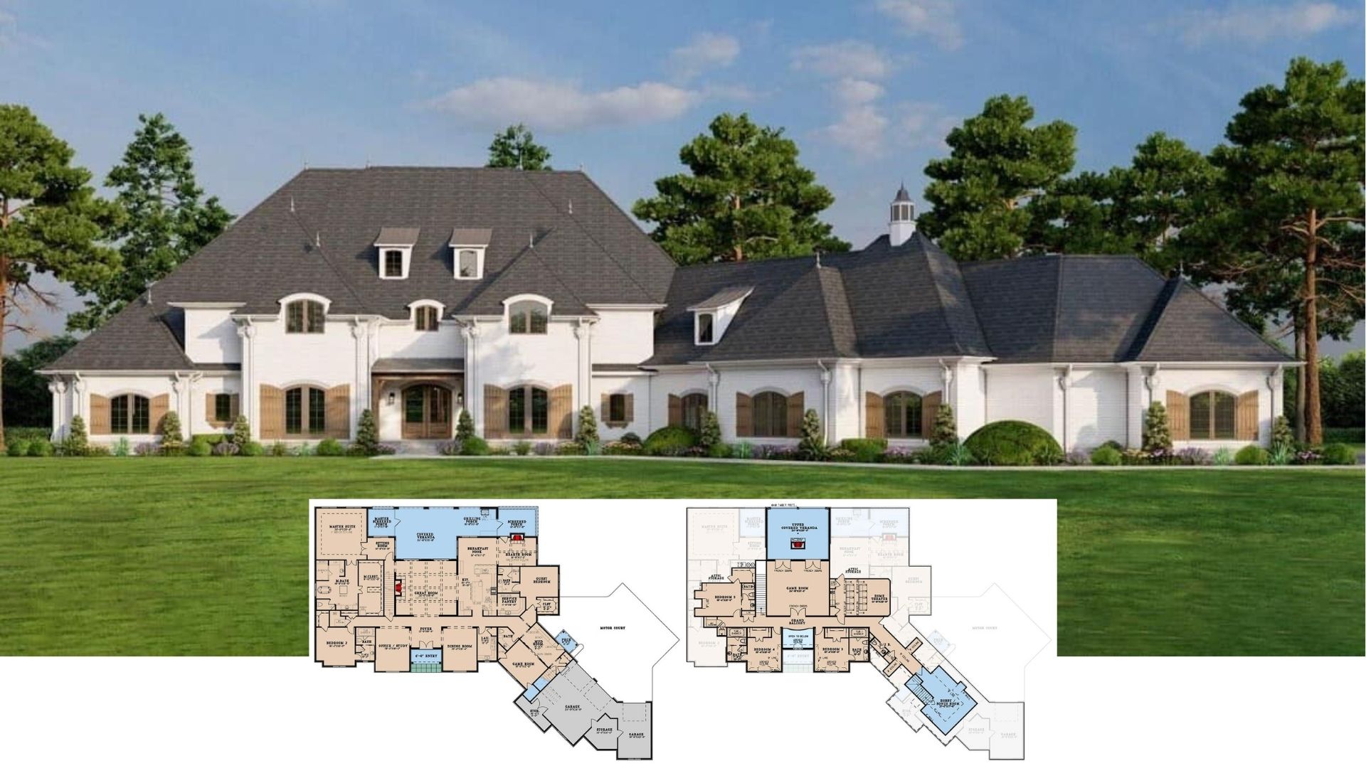 Tour This 11,715 Sq. Ft. Manor with 7 Bedrooms and a Grand Balcony – Amazing Floor Plan Included