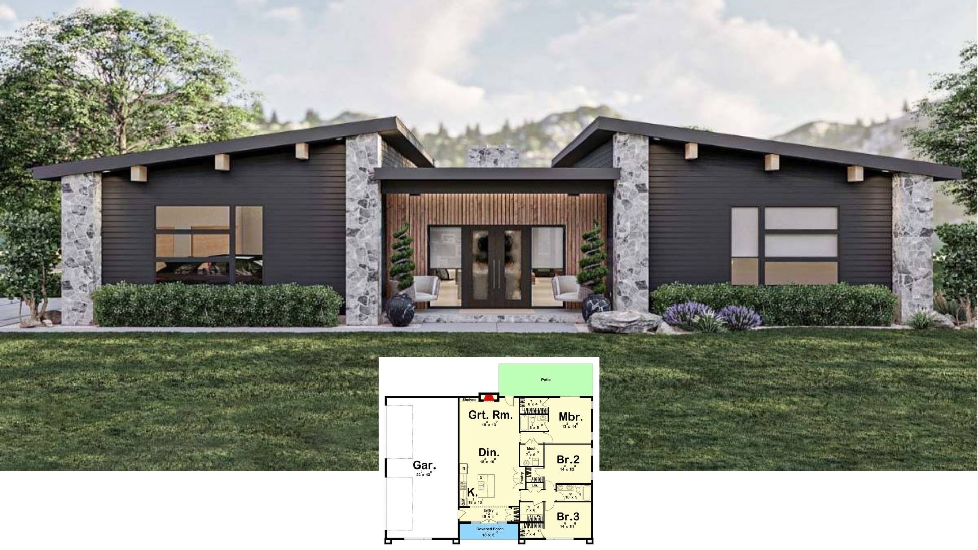 Check Out This 1,685 Sq. Ft. Ranch Style Home: 3 Bedrooms, Open Concept Living and a Floor Plan You Can’t Miss