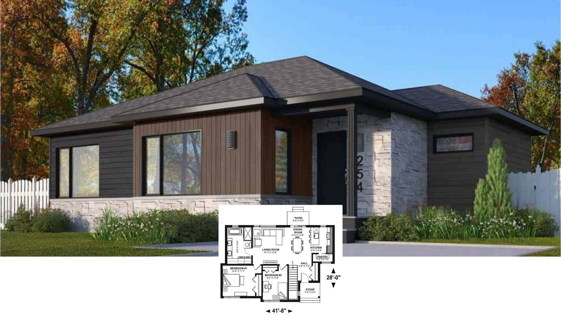 Step Inside This 998 Sq. Ft. 2 Bedroom Home with Must See Floor Plan Included