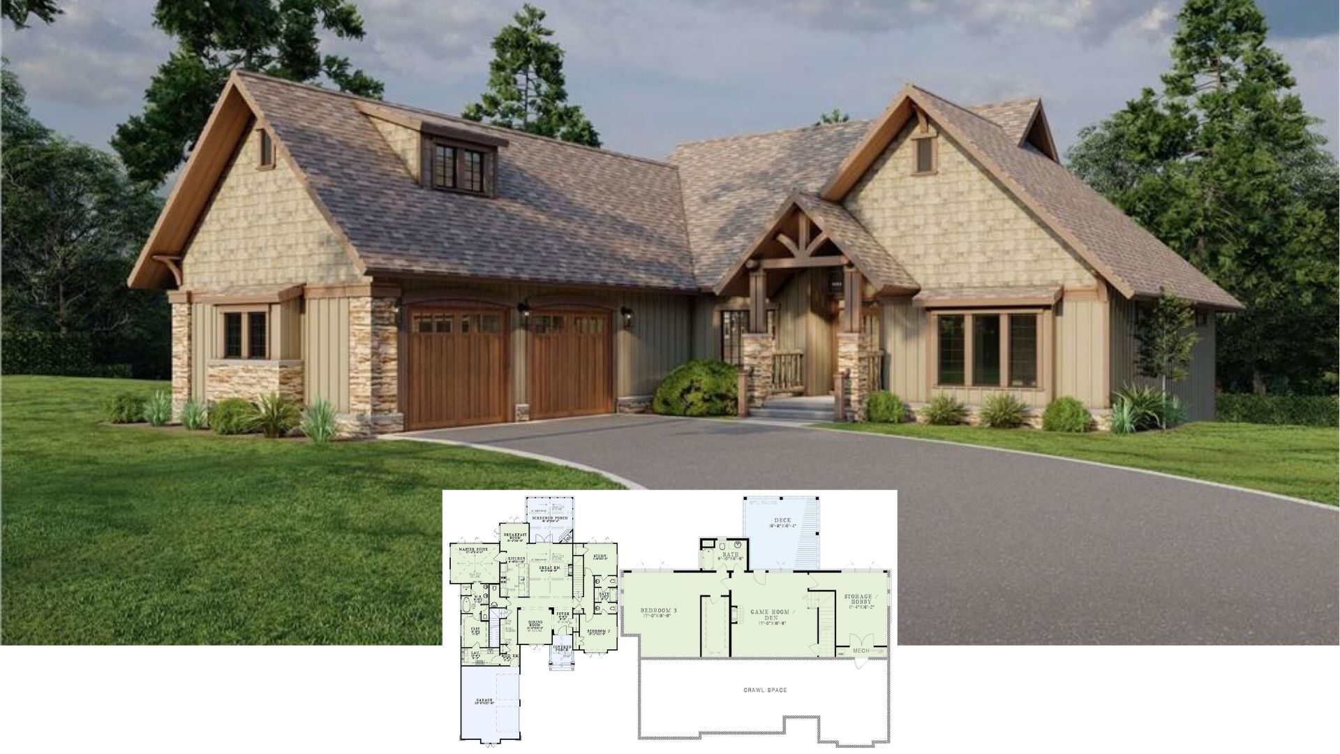 Tour This 3,447 Sq. Ft. Two Story Home with 4 Bedrooms, Striking Stone Accents and an Impressive Floor Plan