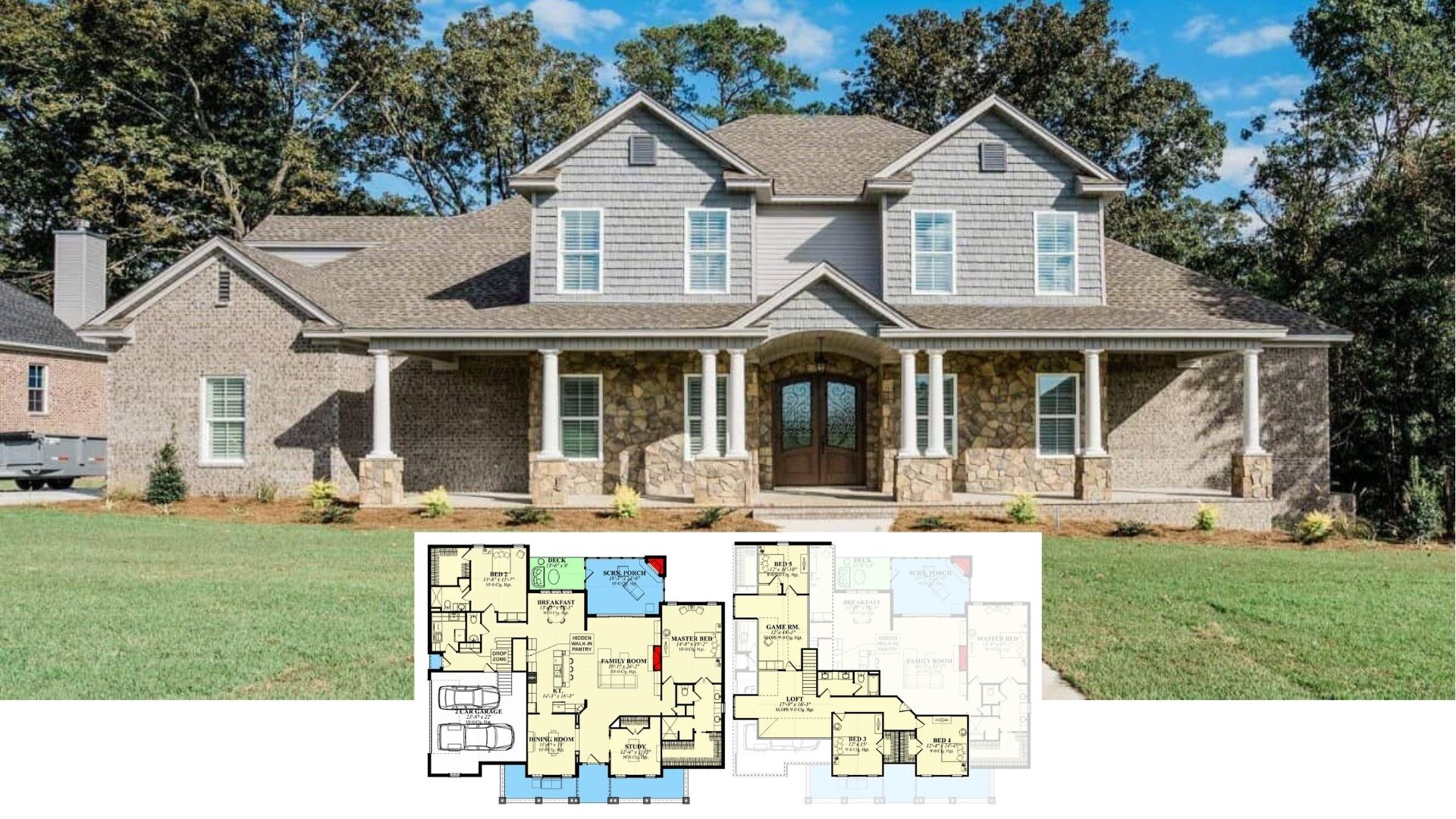 Tour This 3,748 Sq. Ft. 5 Bedroom Home with Loft and 2-Car Garage – Must See Floor Plan Included