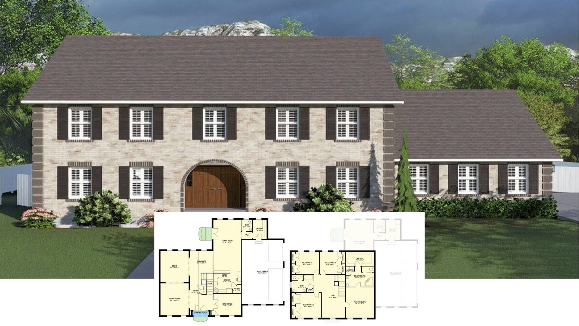 Get Inspired by This 4,028 Sq. Ft. Home with Loft, Basement and 6 Bedrooms (Floor Plan Included)