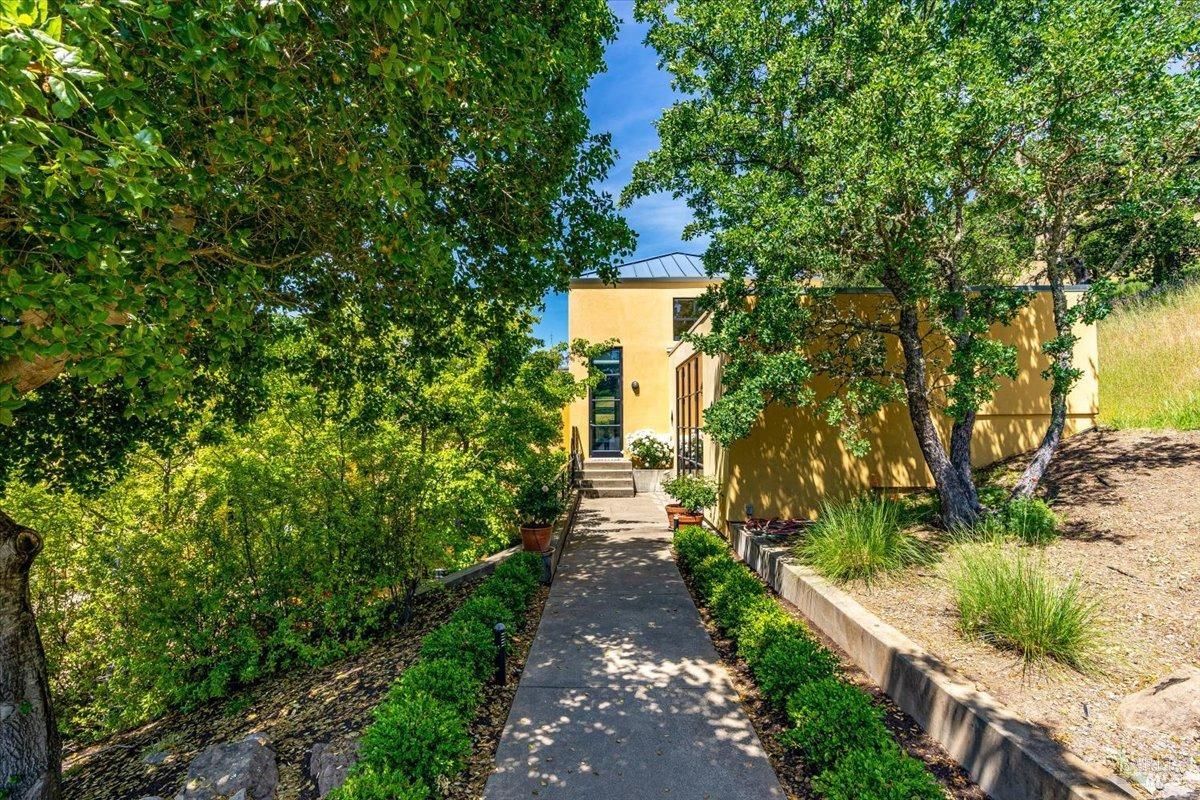 Paver walkway of the property.