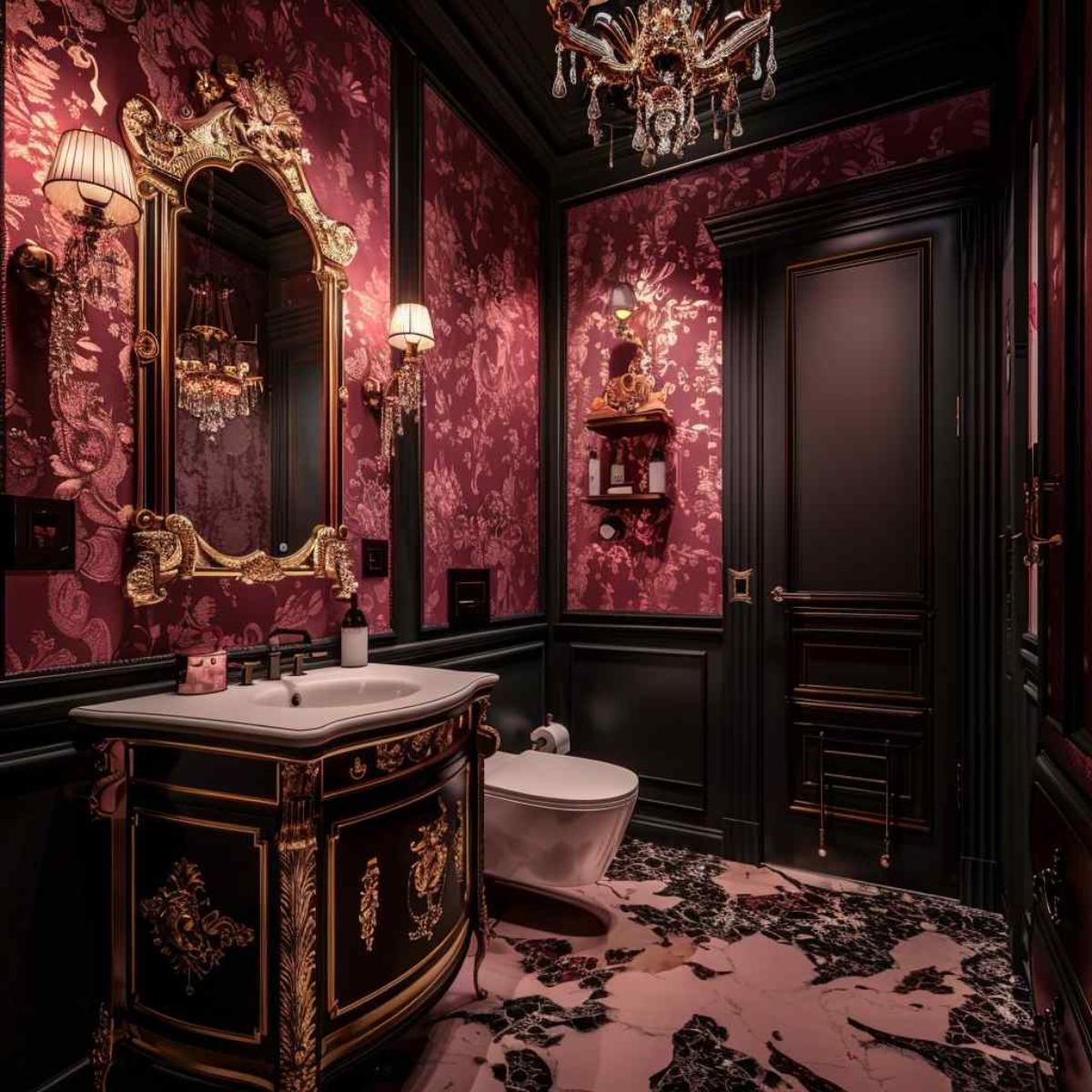 bathrooms baroque rococo gothic