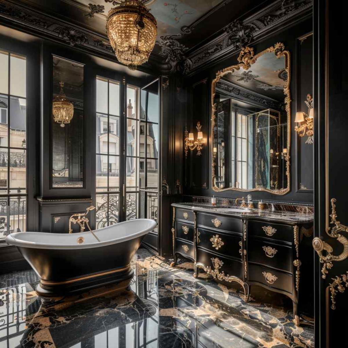 bathrooms baroque rococo gothic