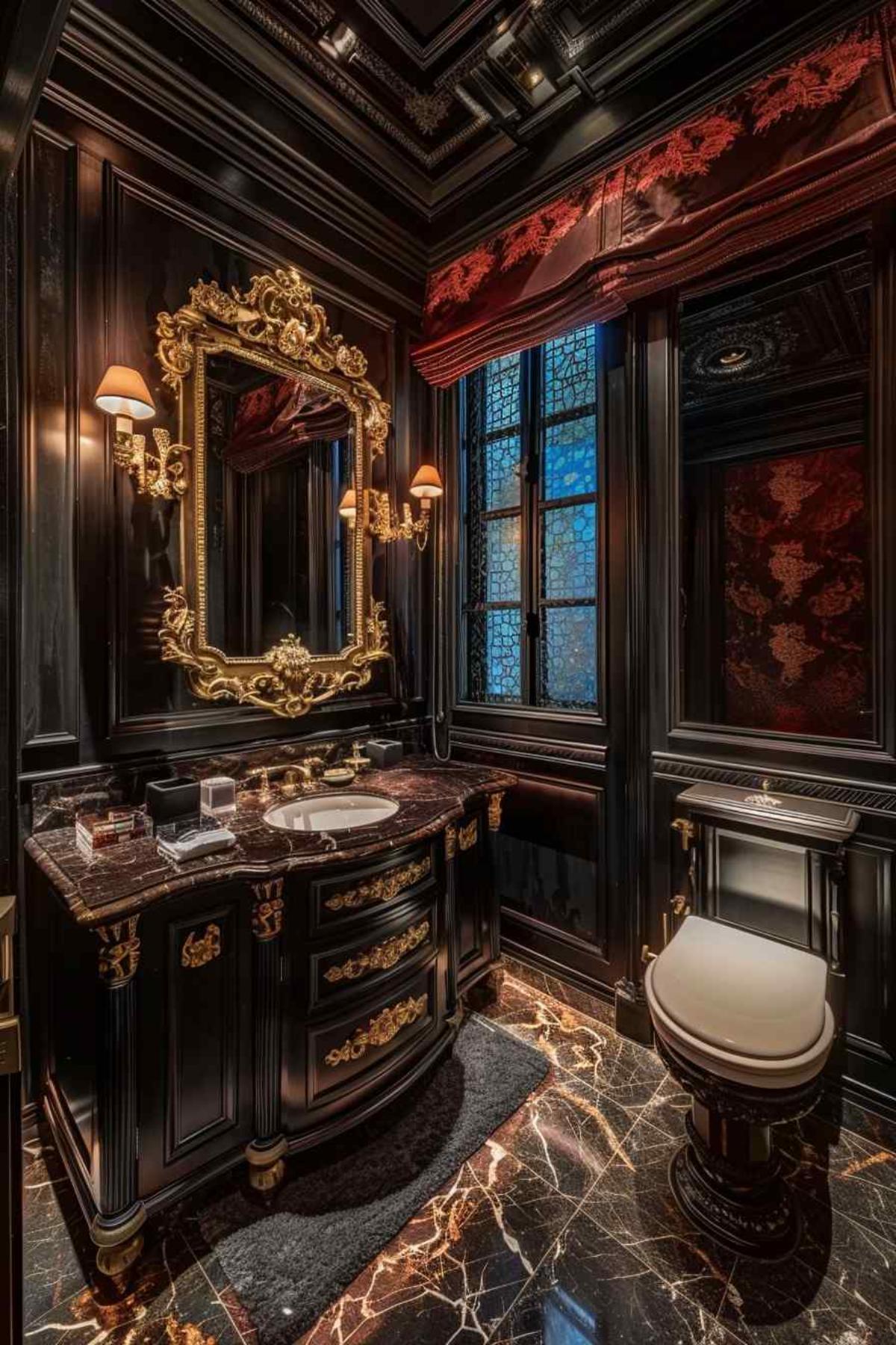 bathrooms baroque rococo gothic