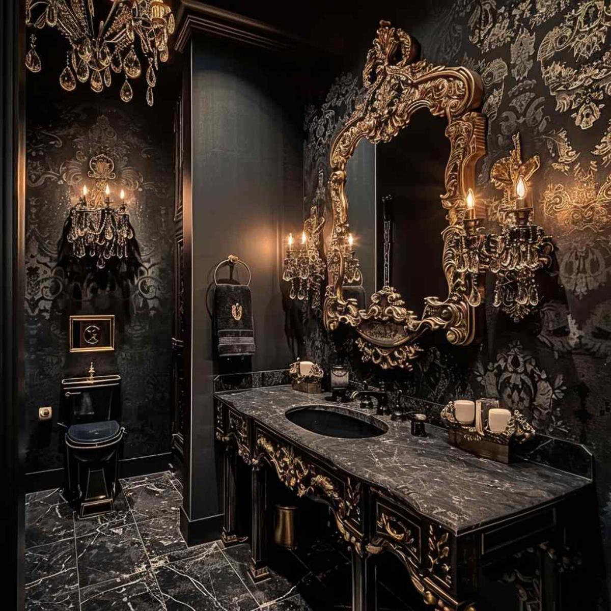 bathrooms baroque rococo gothic