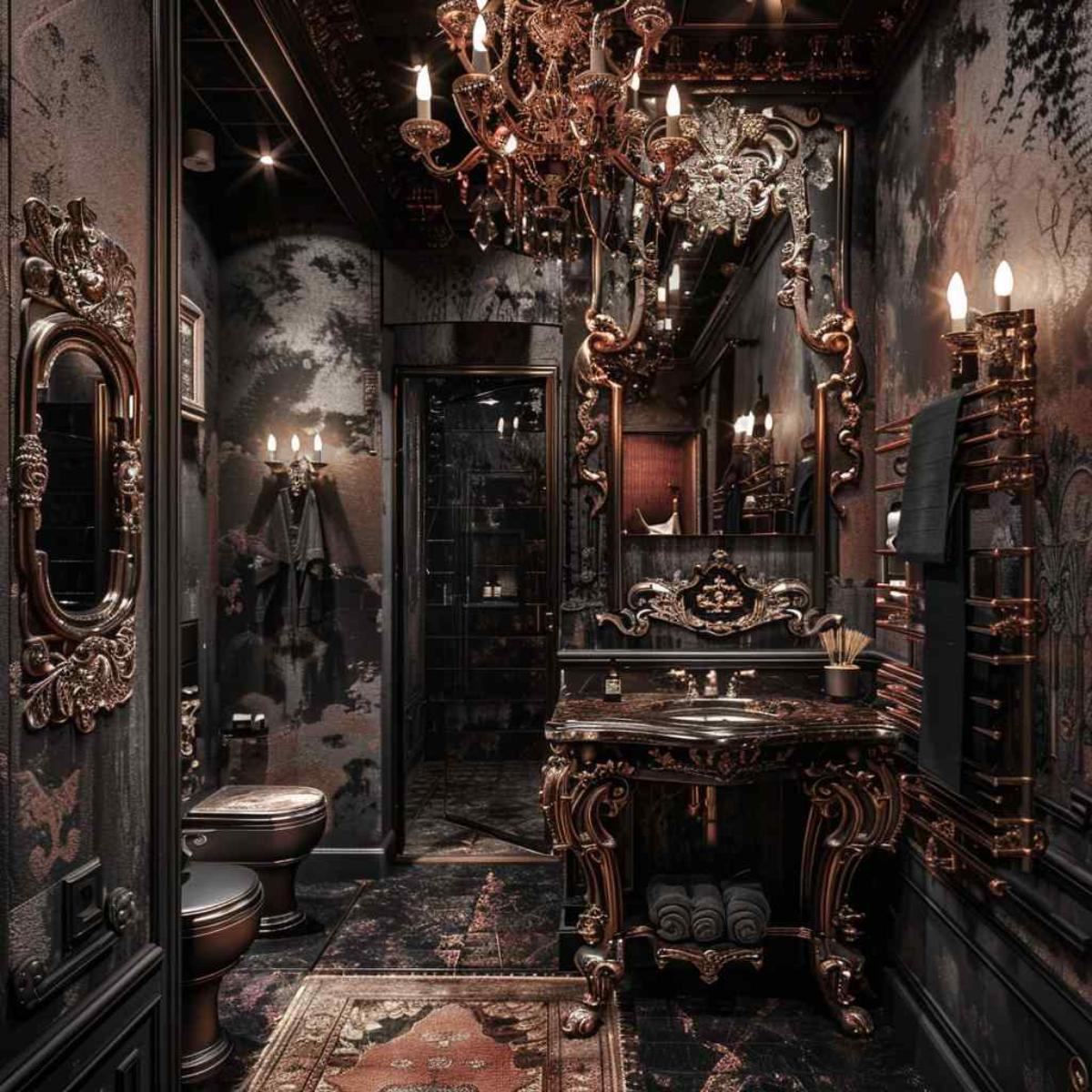 bathrooms baroque rococo gothic