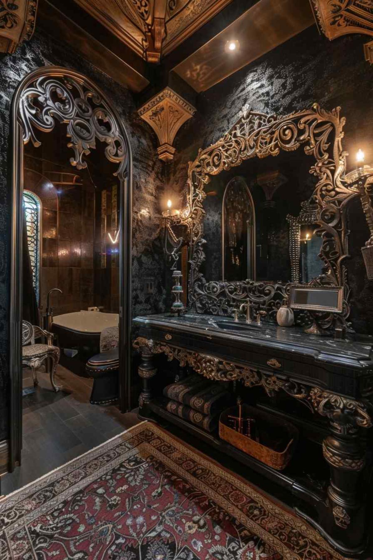 bathrooms baroque rococo gothic