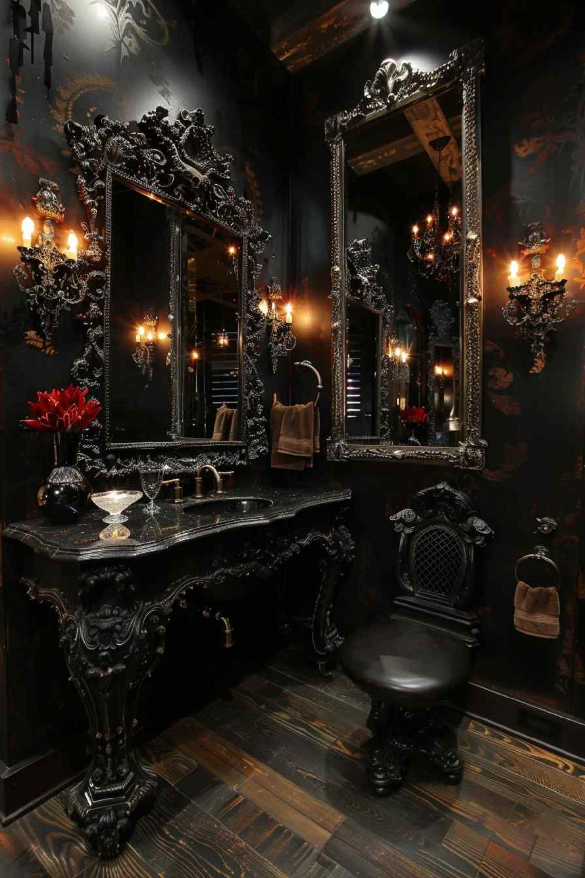 bathrooms baroque rococo gothic