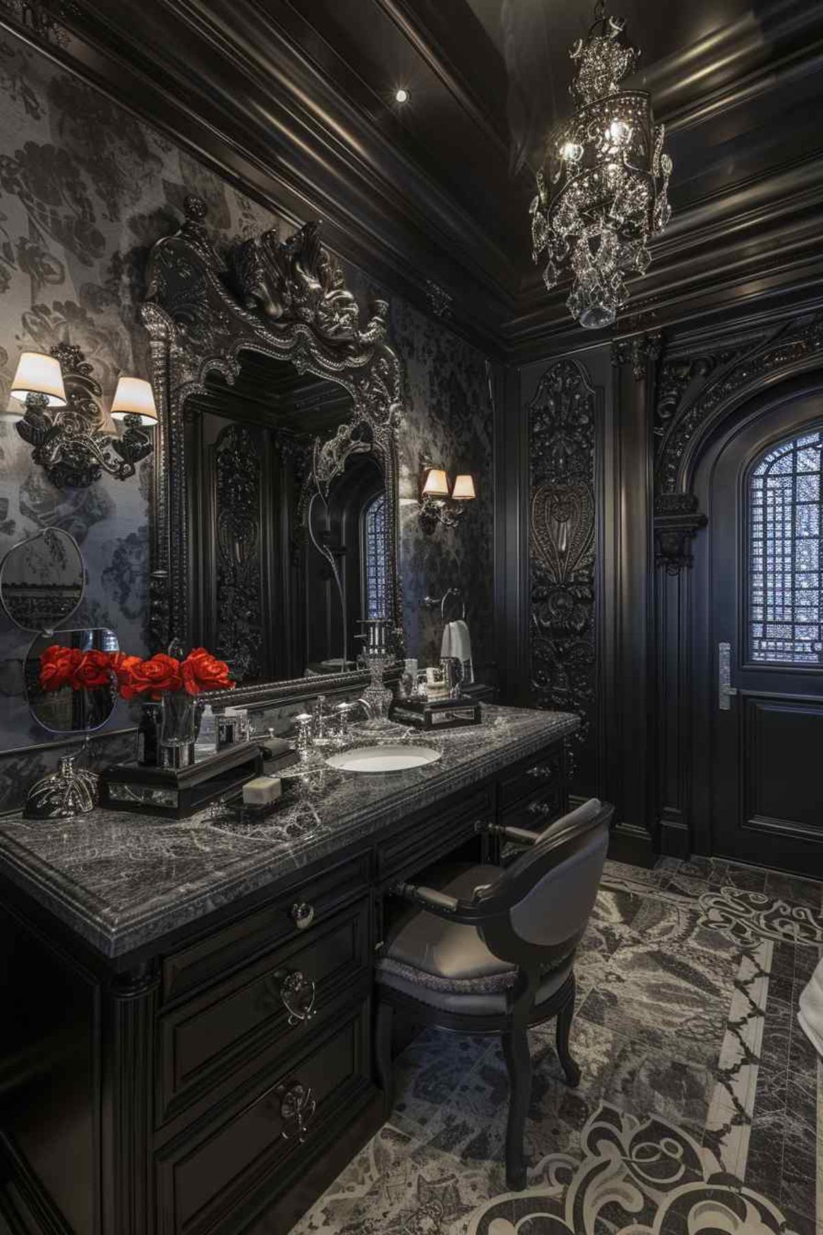 bathrooms baroque rococo gothic