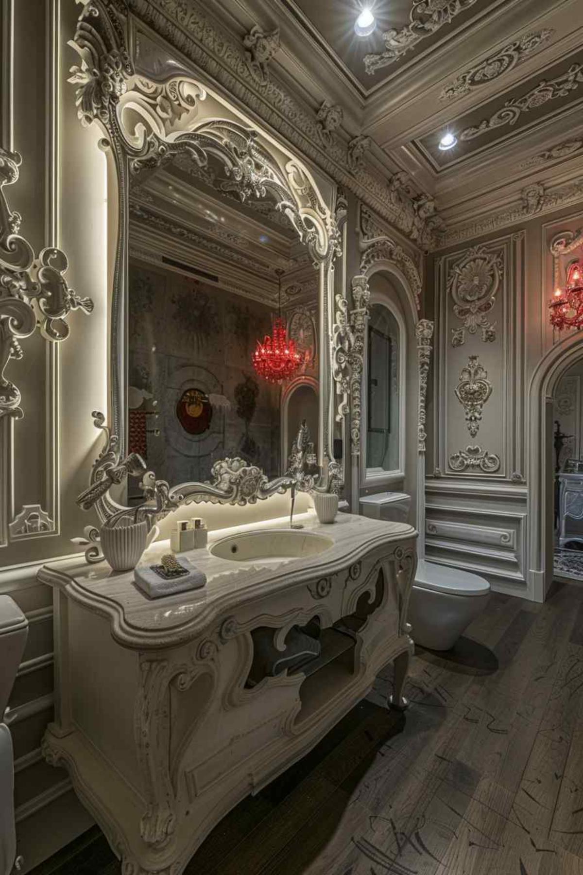 bathrooms baroque rococo gothic