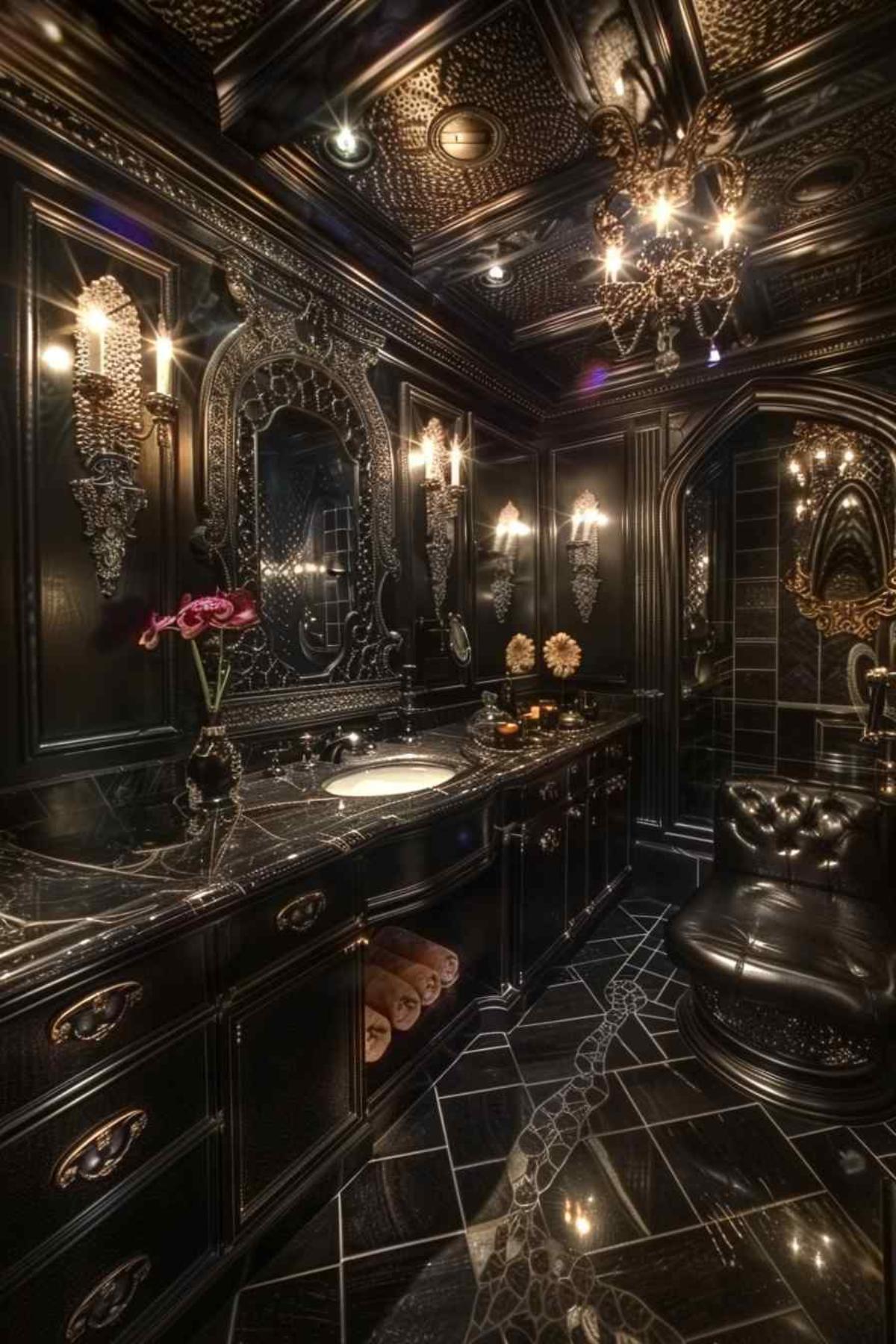 bathrooms baroque rococo gothic