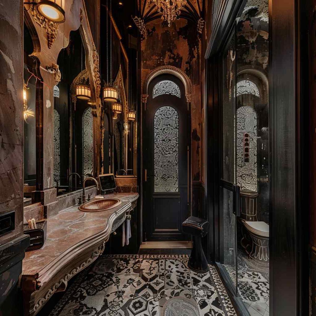 bathrooms baroque rococo gothic