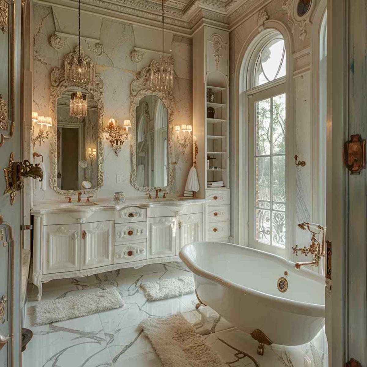 bathrooms baroque rococo gothic