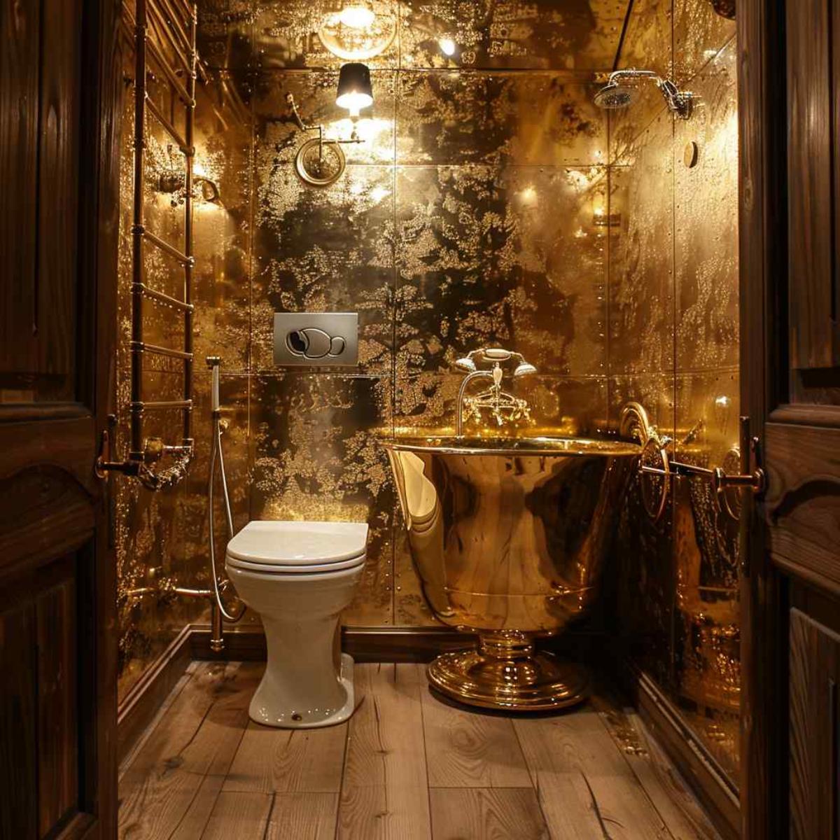 bathrooms steampunk rococo