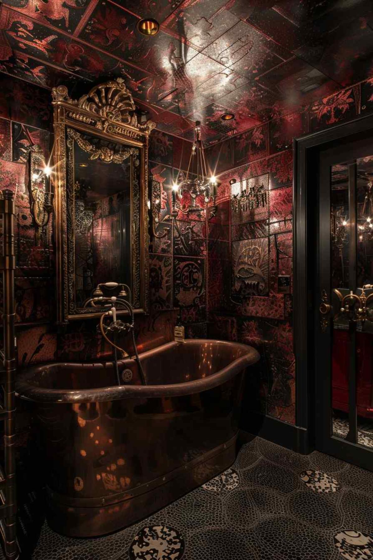 bathrooms steampunk rococo