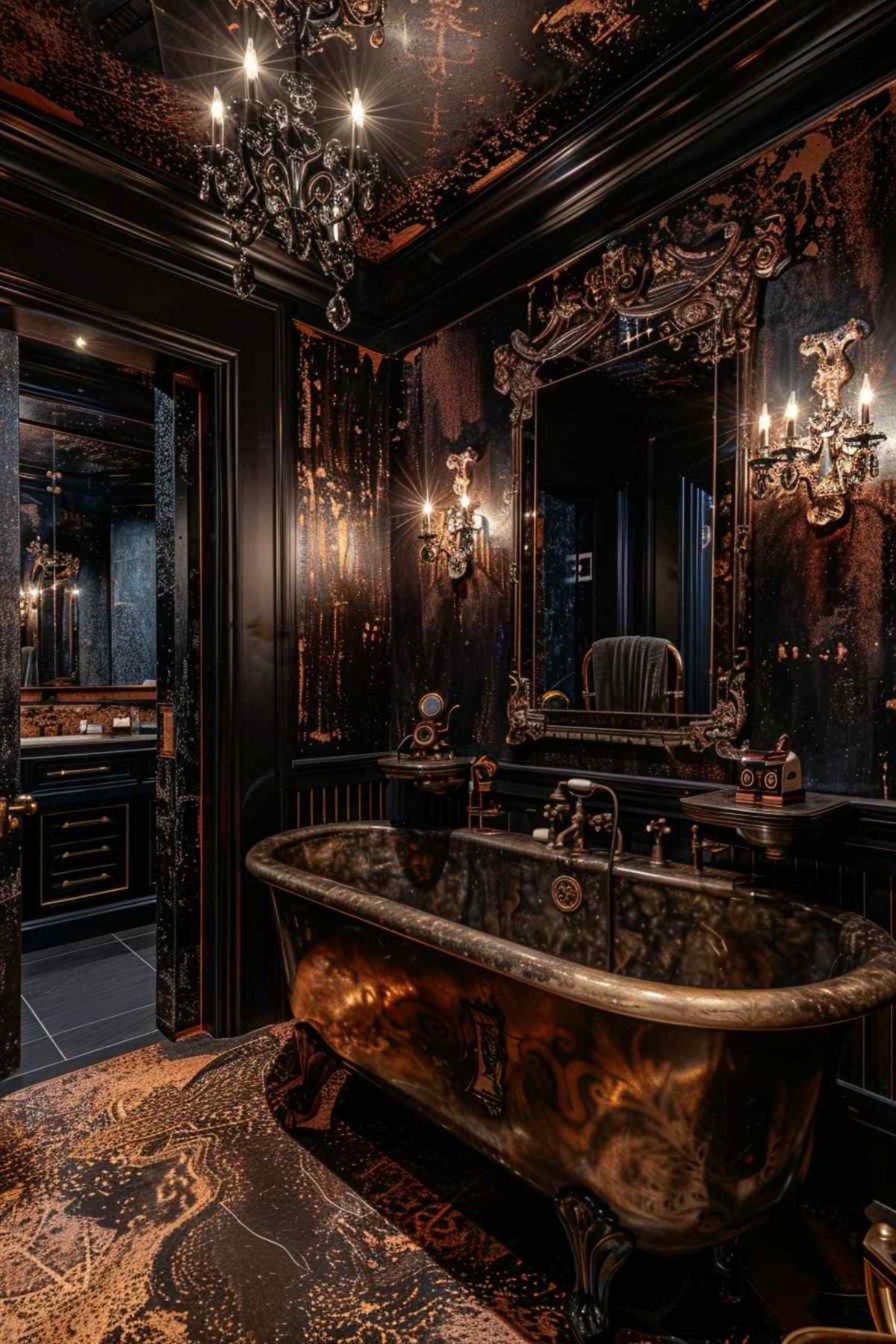 bathrooms steampunk rococo