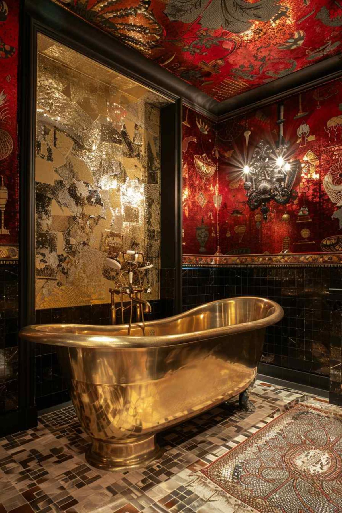 bathrooms steampunk rococo