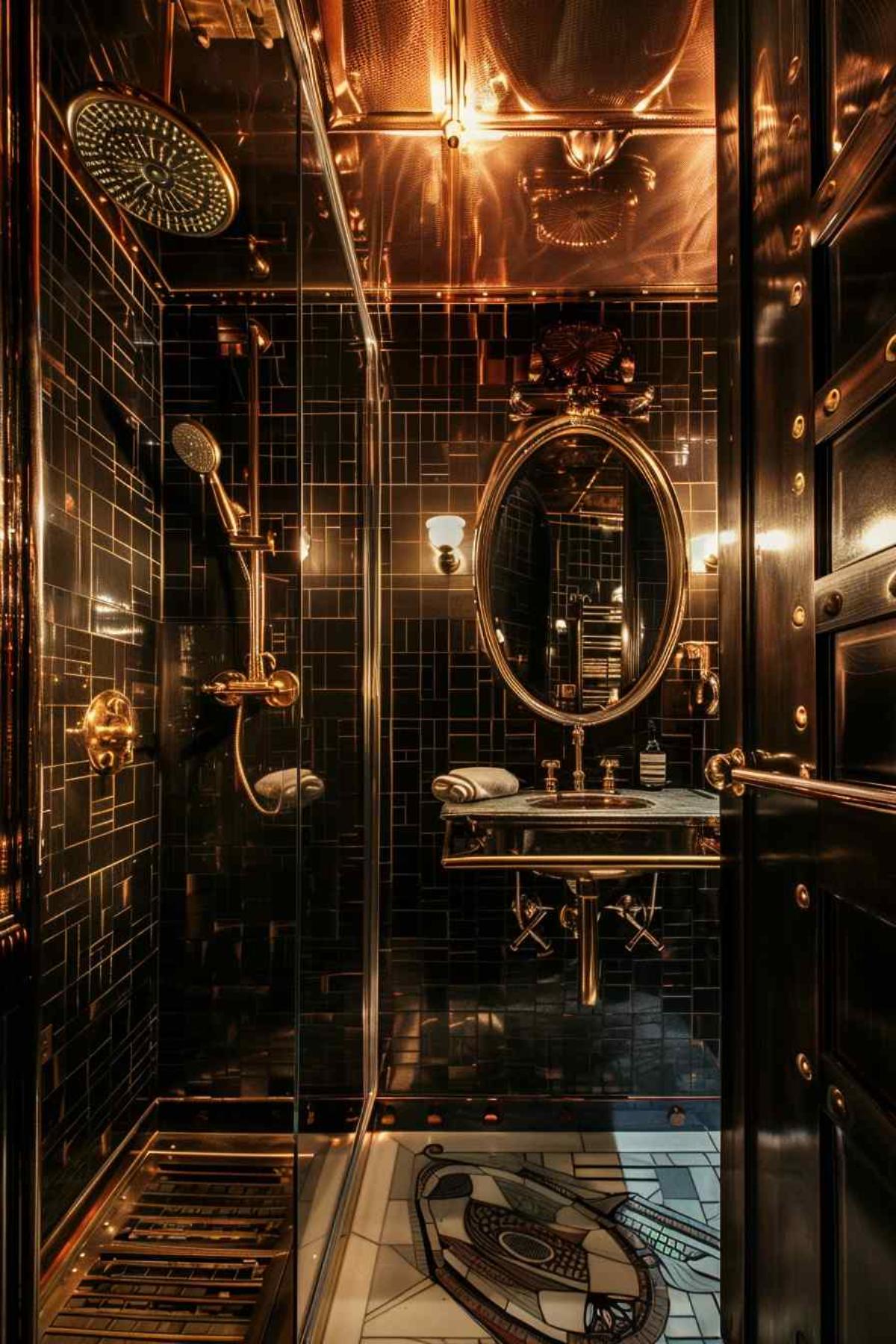 bathrooms steampunk rococo