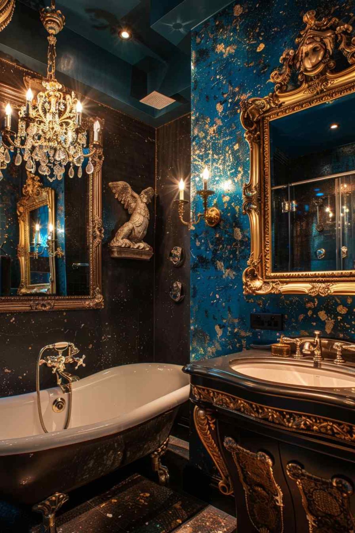 bathrooms steampunk rococo