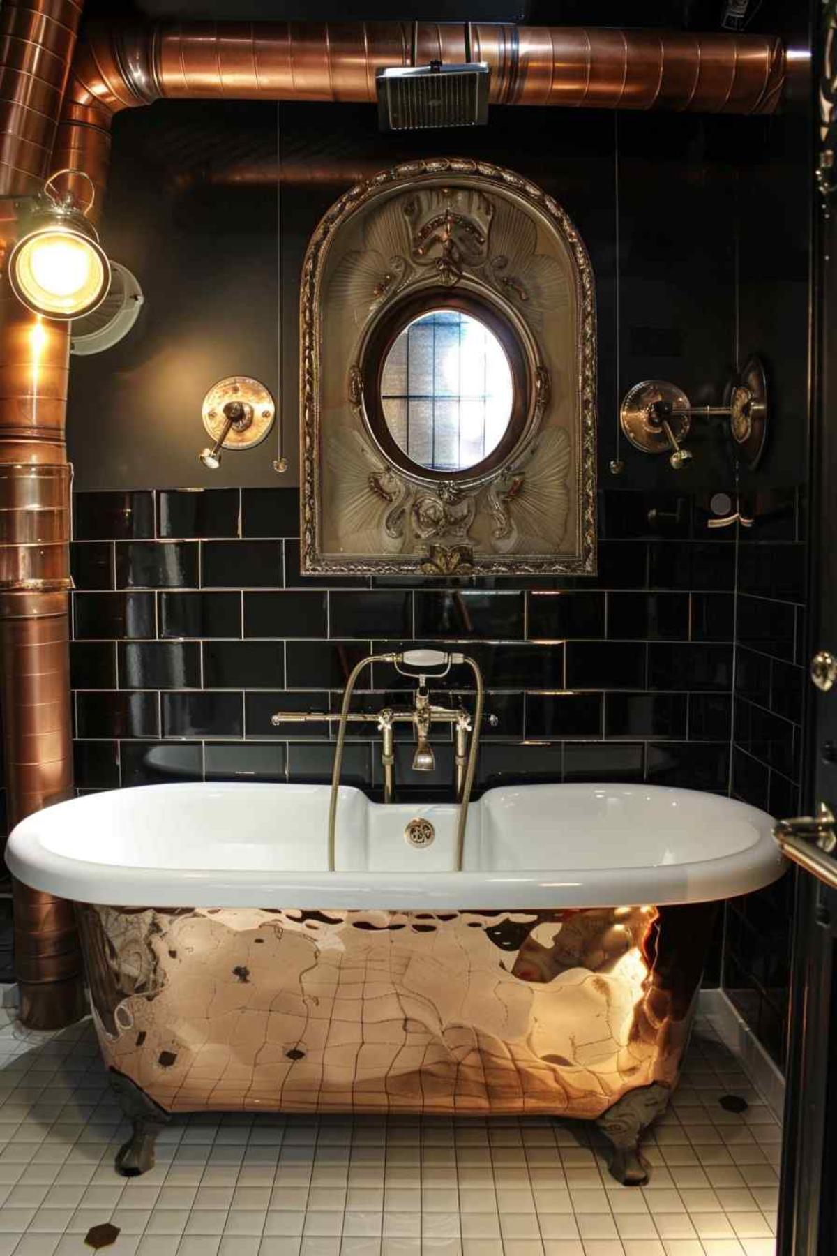 bathrooms steampunk rococo