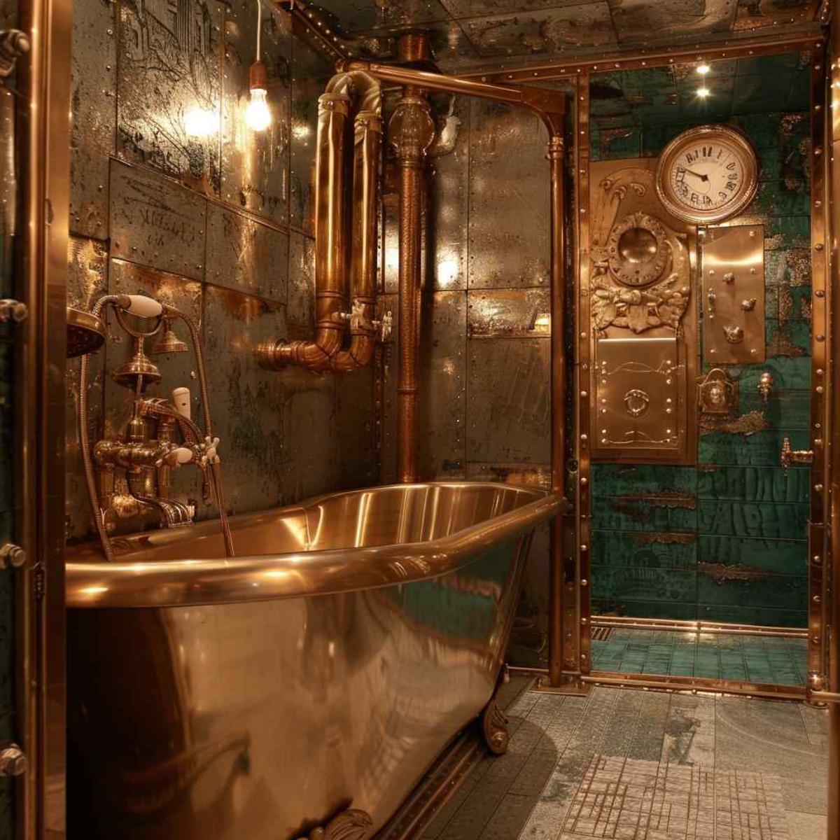 bathrooms steampunk rococo