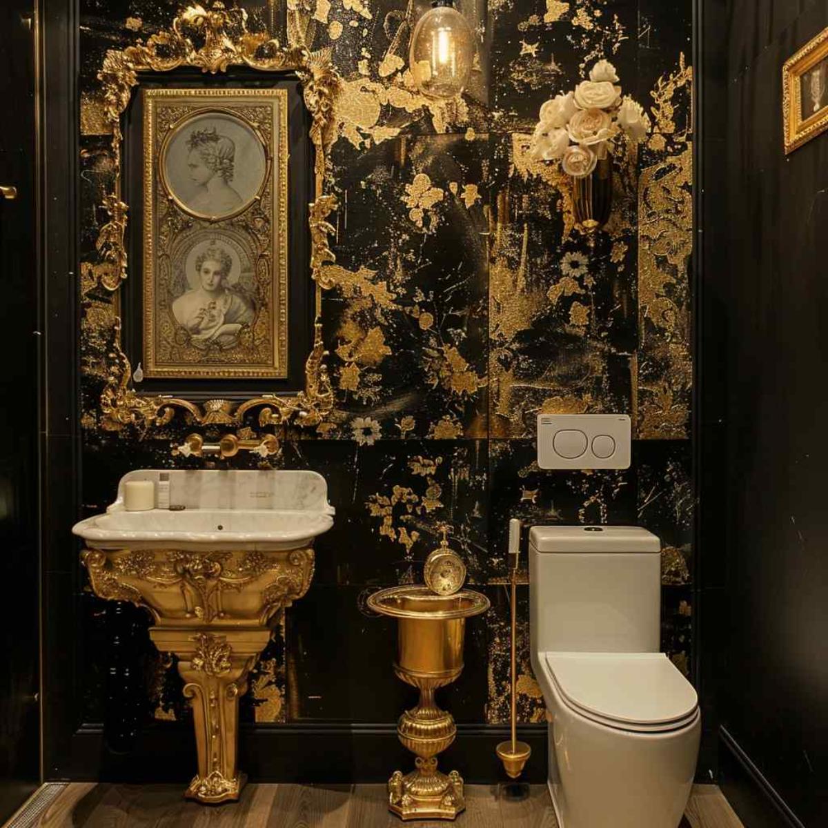 bathrooms steampunk rococo