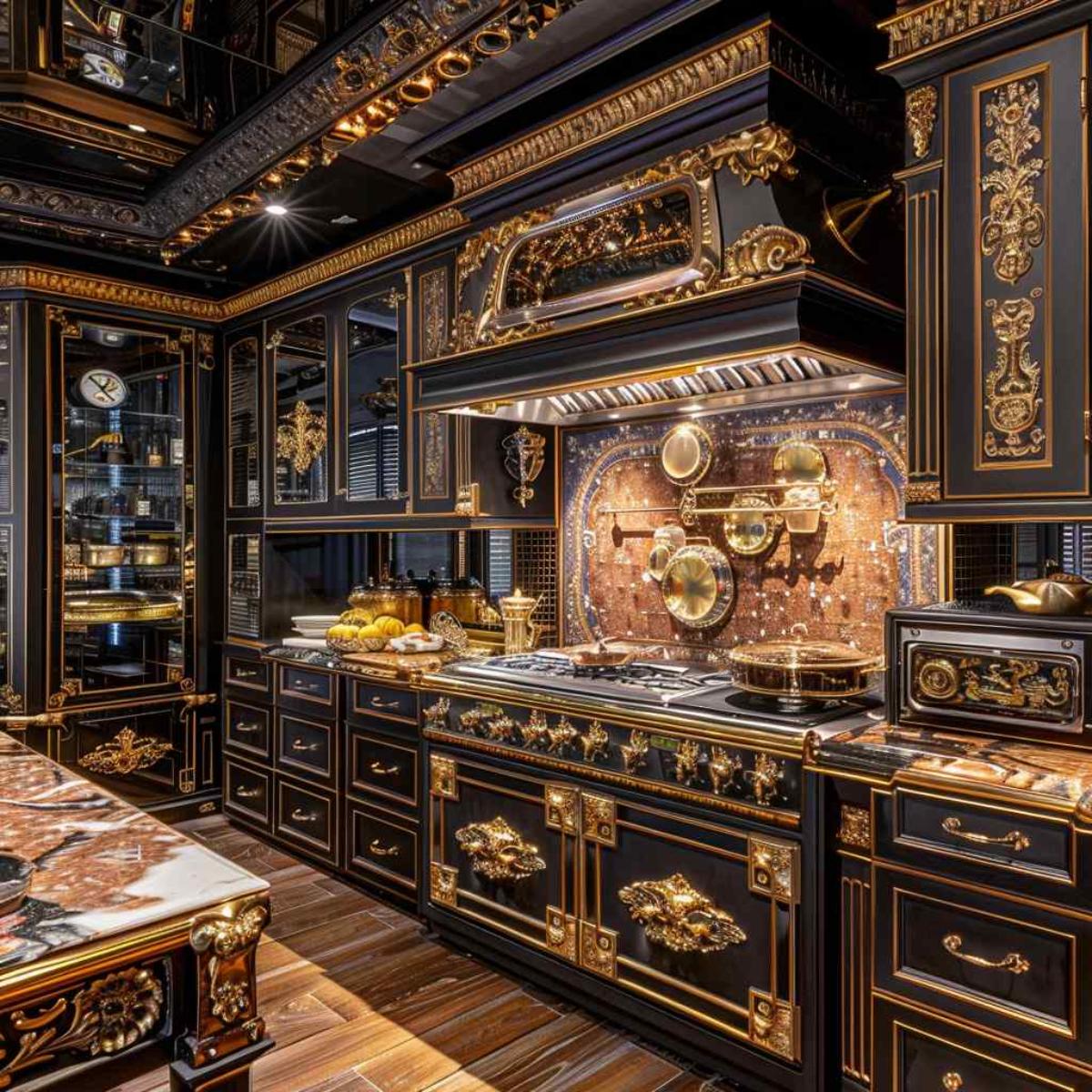 kitchens steampunk glam