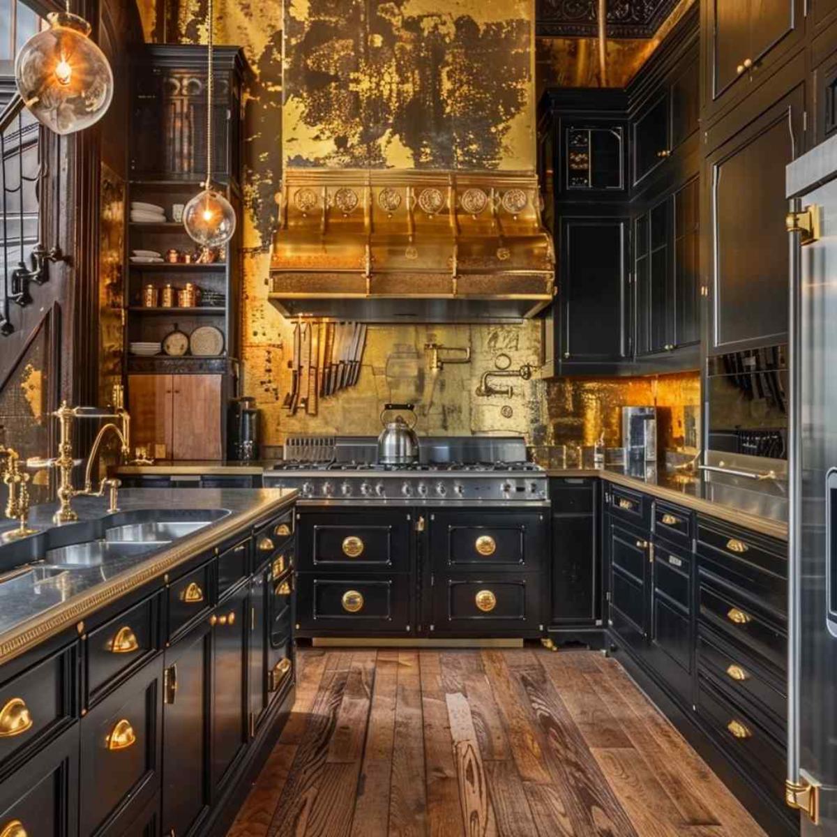 kitchens steampunk glam