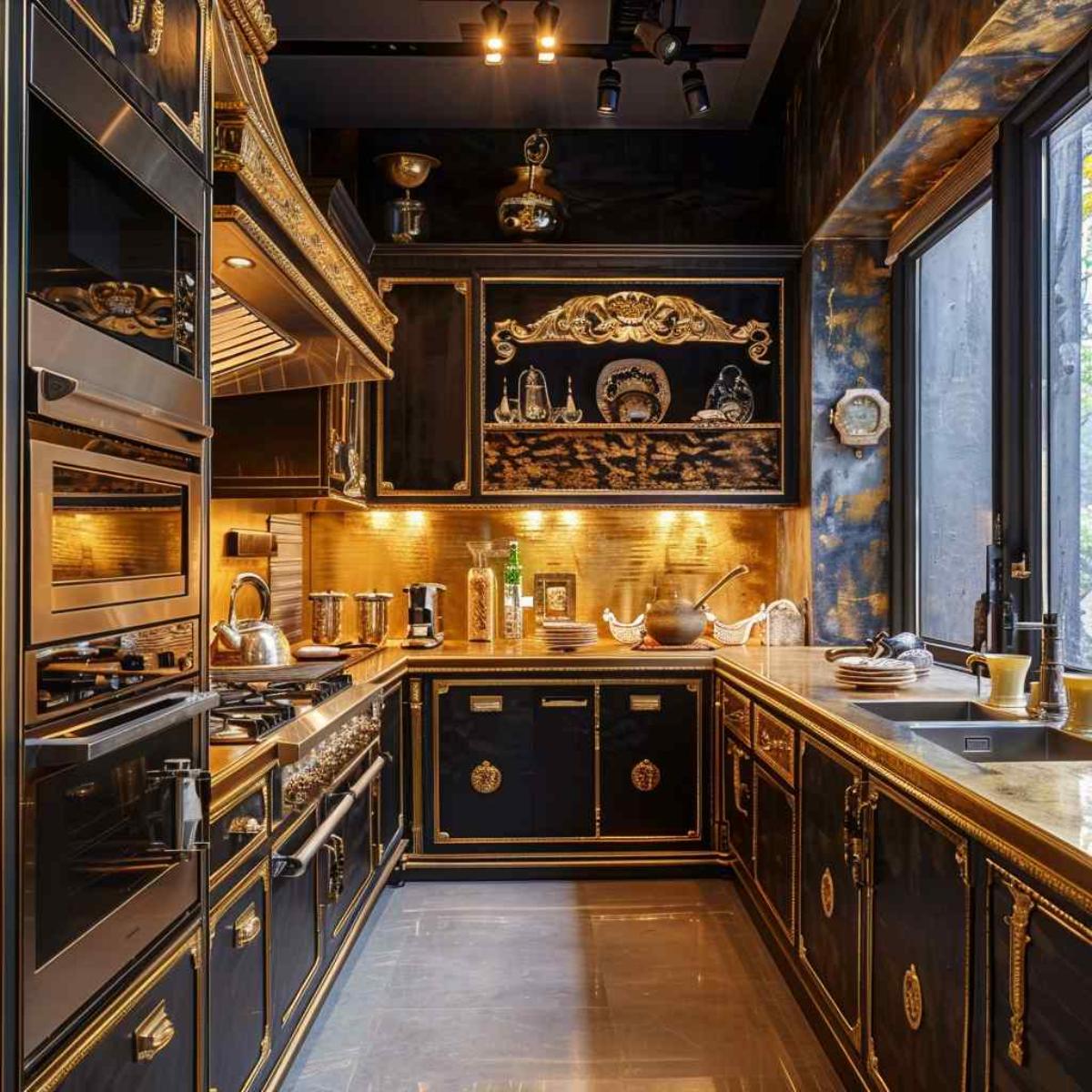 kitchens steampunk glam