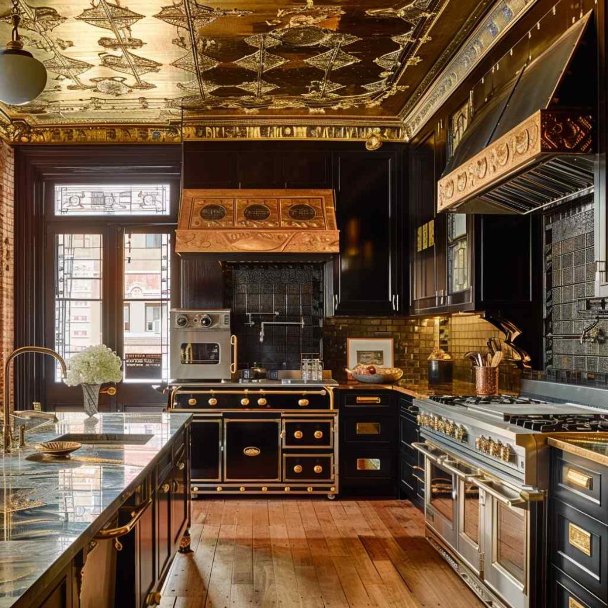 kitchens steampunk glam