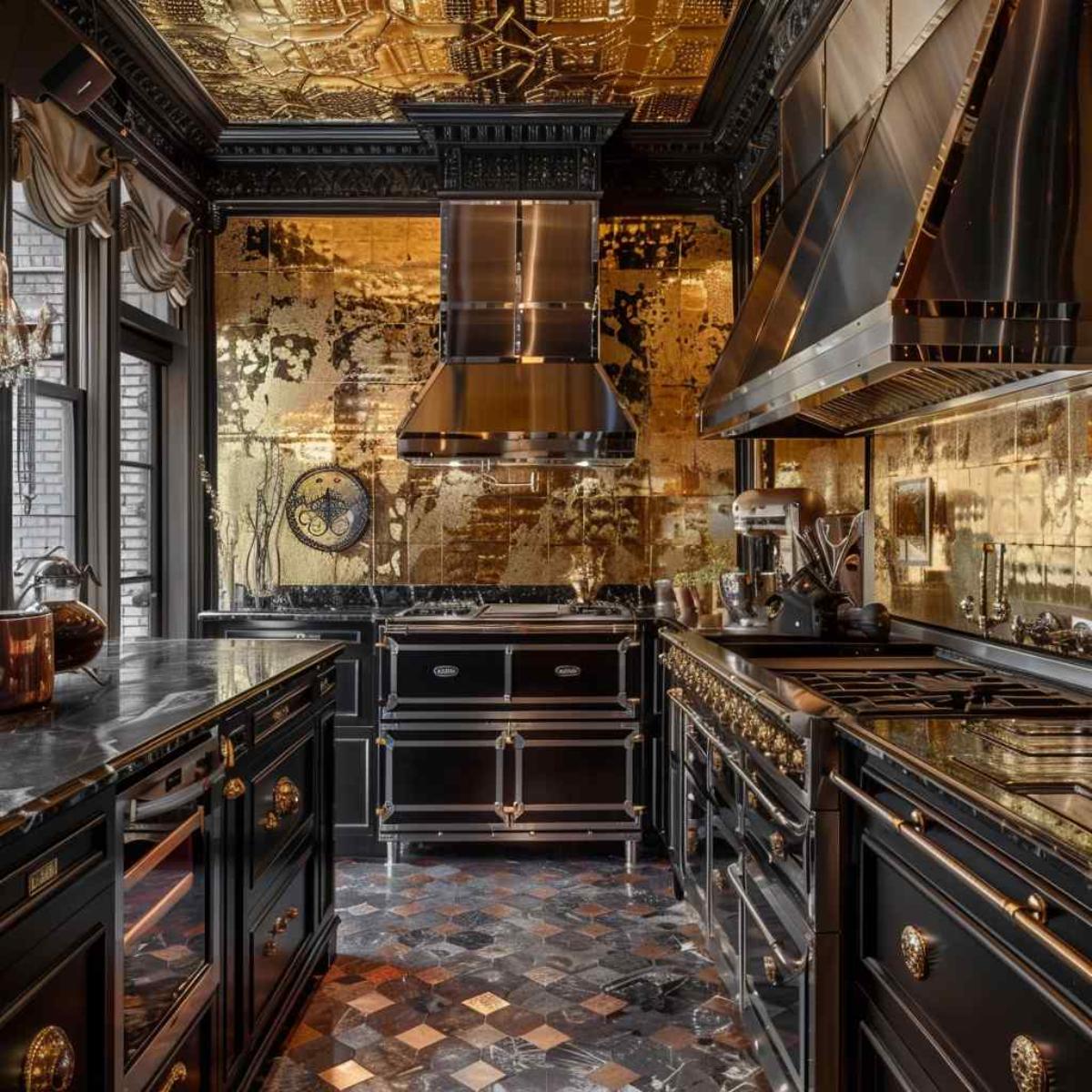 kitchens steampunk glam