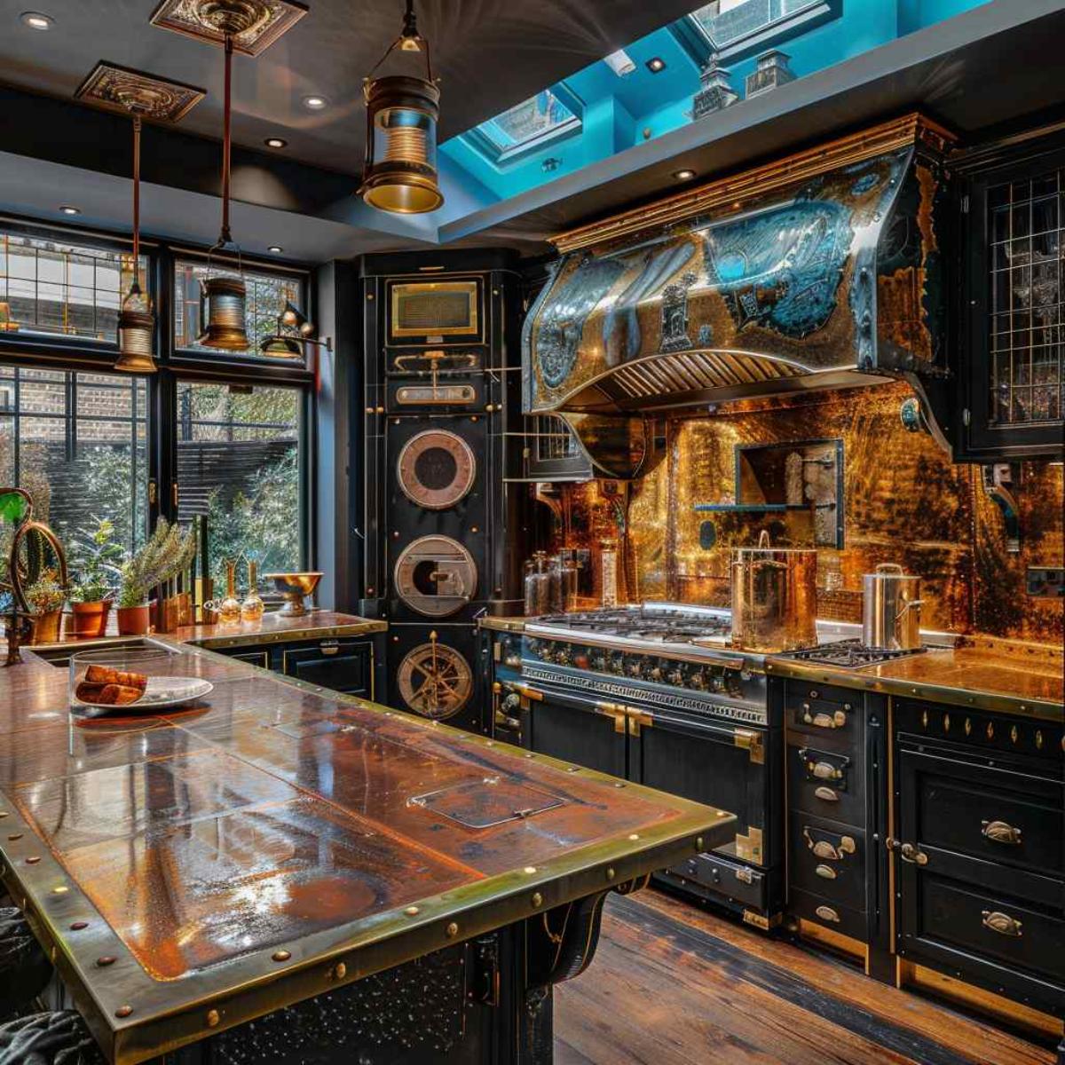 kitchens steampunk glam