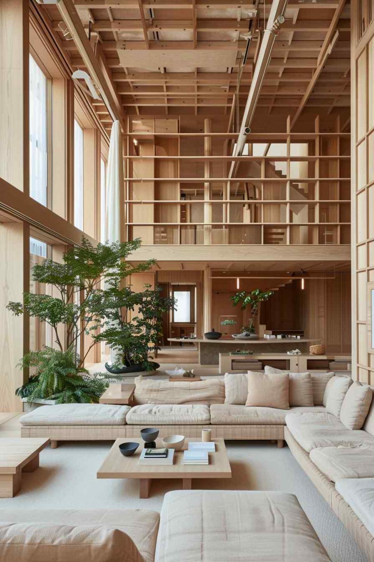 living room japandi