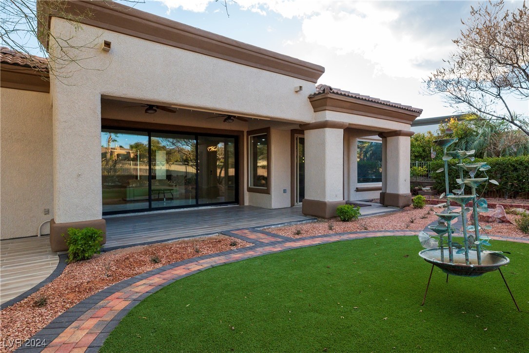 Covered patio