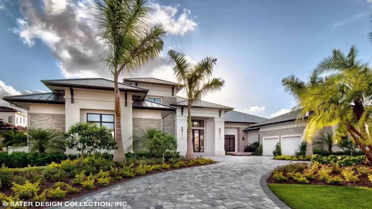 Check Out This Tropical Modern Home with a Sleek Metal Roof