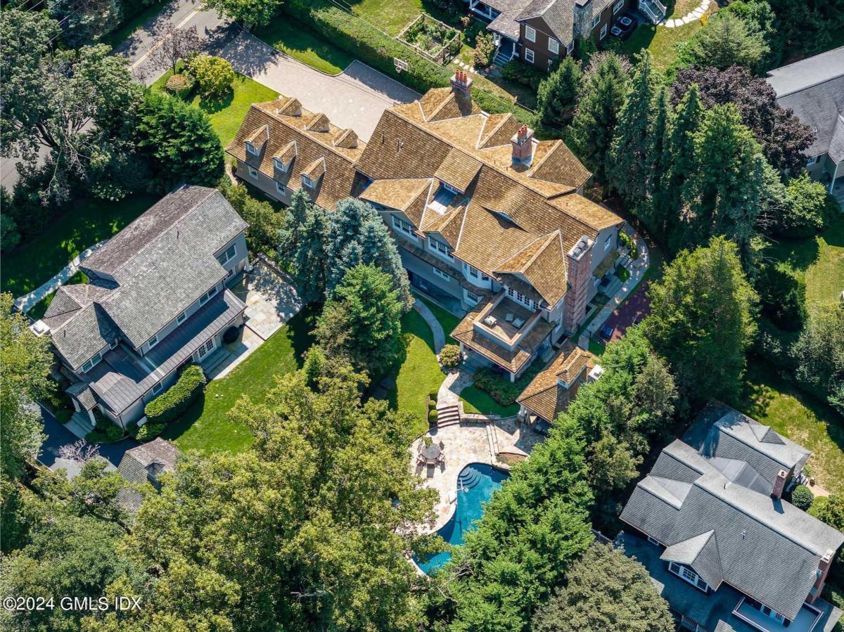 Step Inside this Handsome Shingle-Style 9,485 Sq. Ft. Mansion Located in Riverside, CT