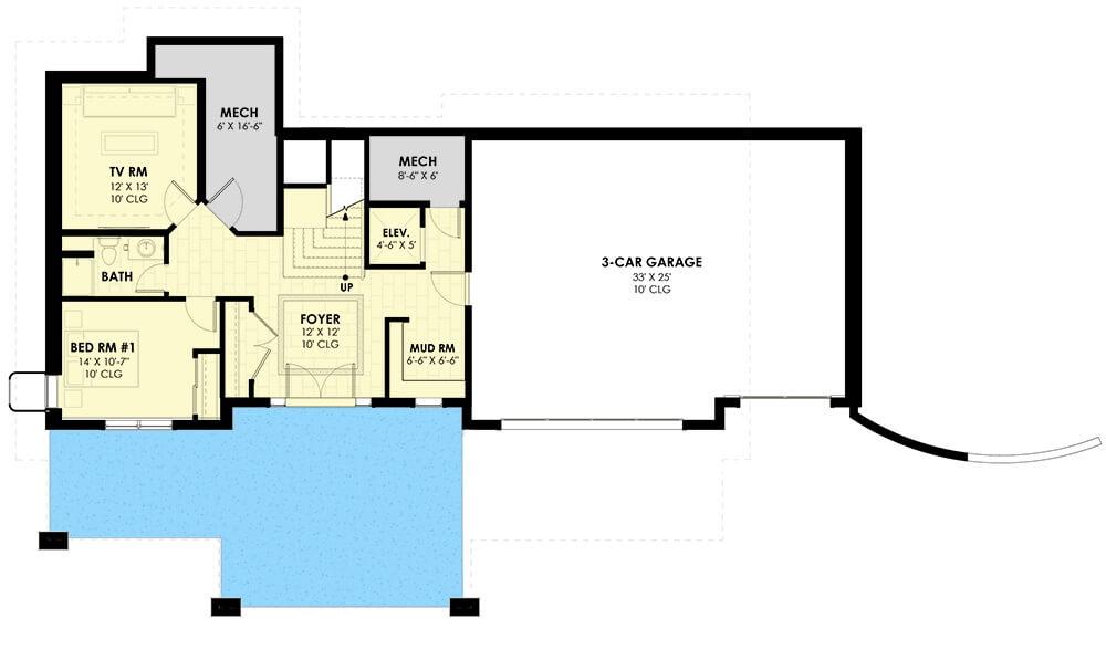 Explore the Efficient Layout of This Multi-Functional Lower Level