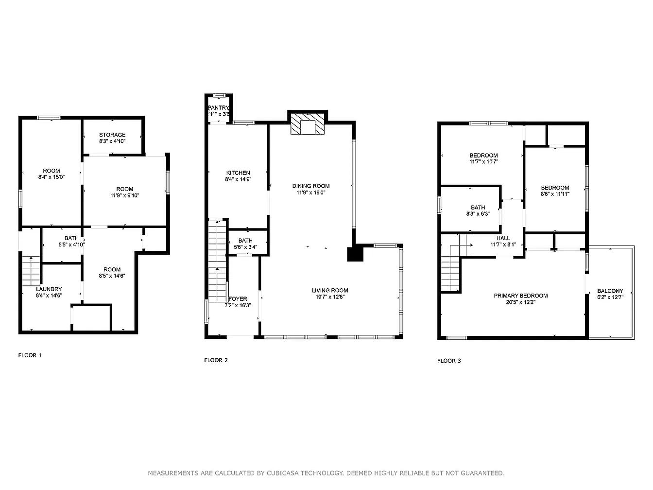 Explore This Three-Story Floor Plan with a Spacious Living Room