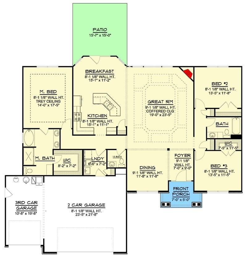 Explore the Versatile Open Layout with a Spacious Great Room