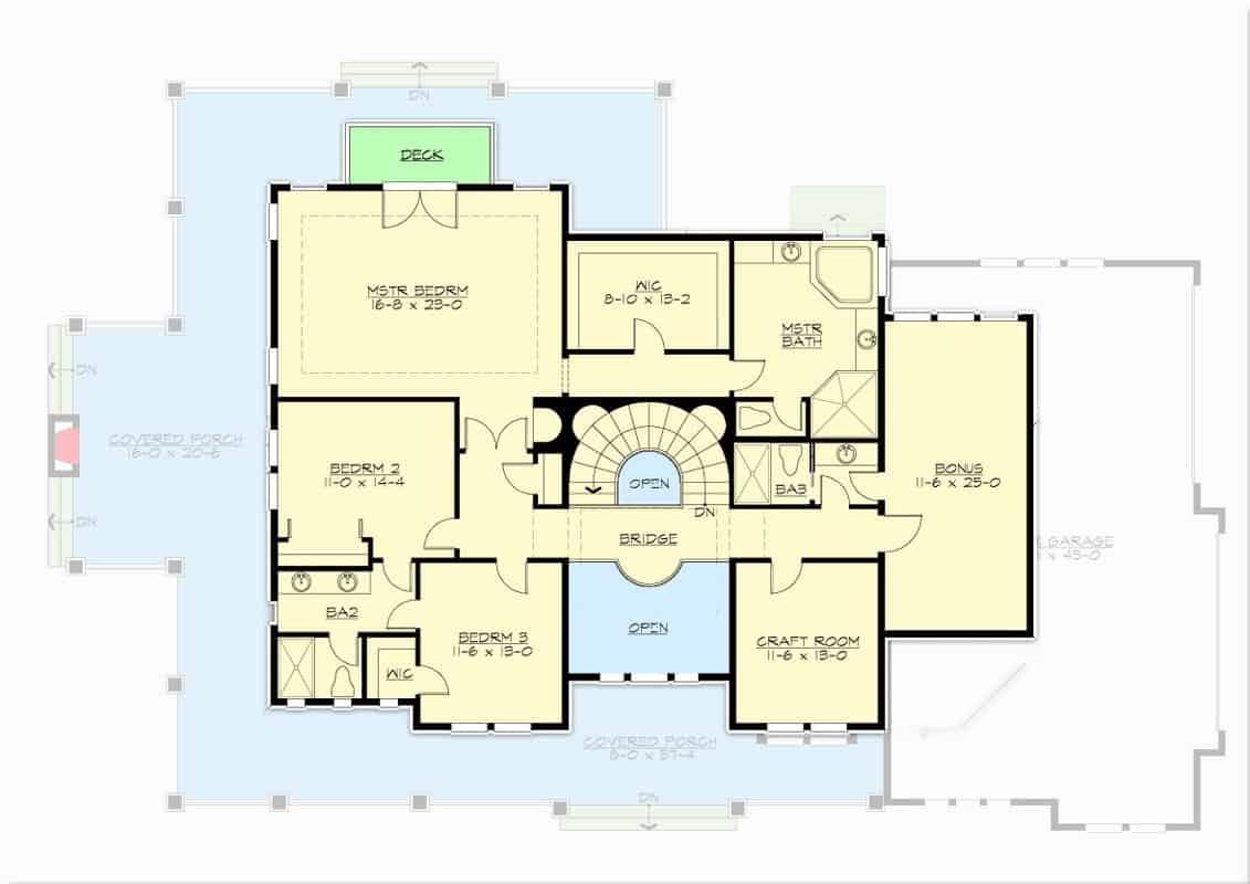 Explore the Upper-Level Floorplan with an Expansive Master Suite