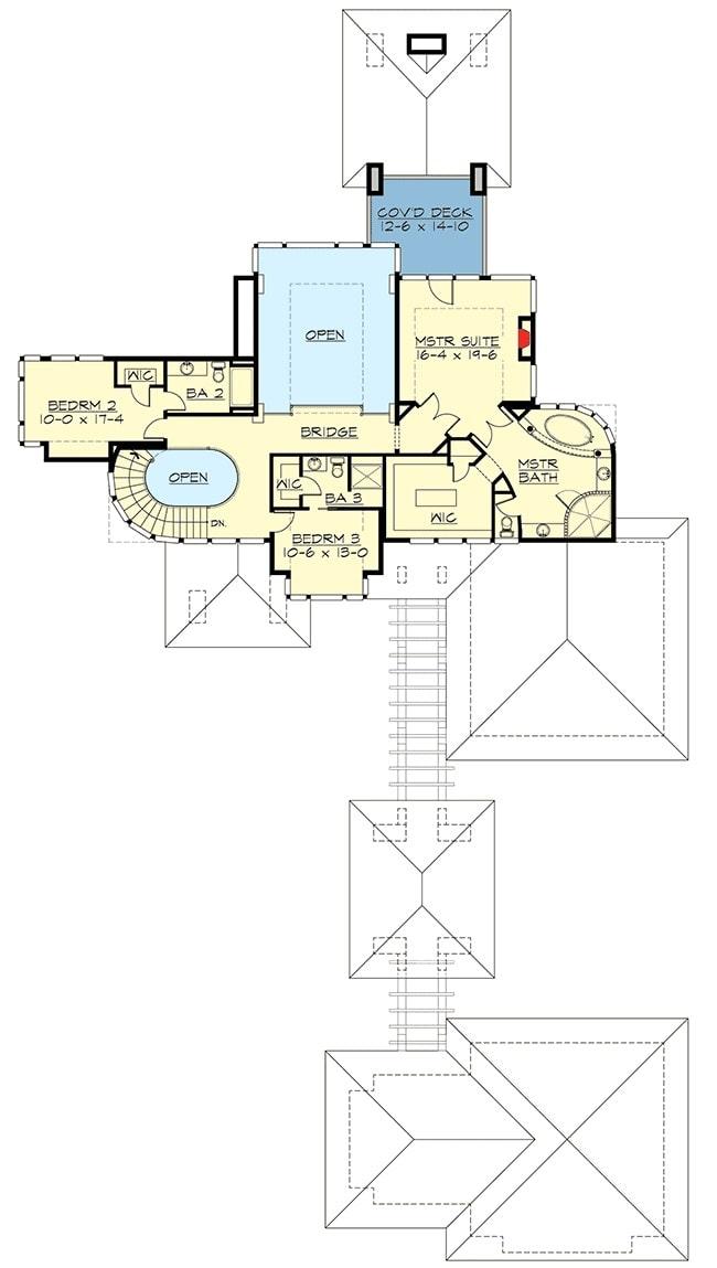 Explore the Unique Bridge Feature in This Floor Plan