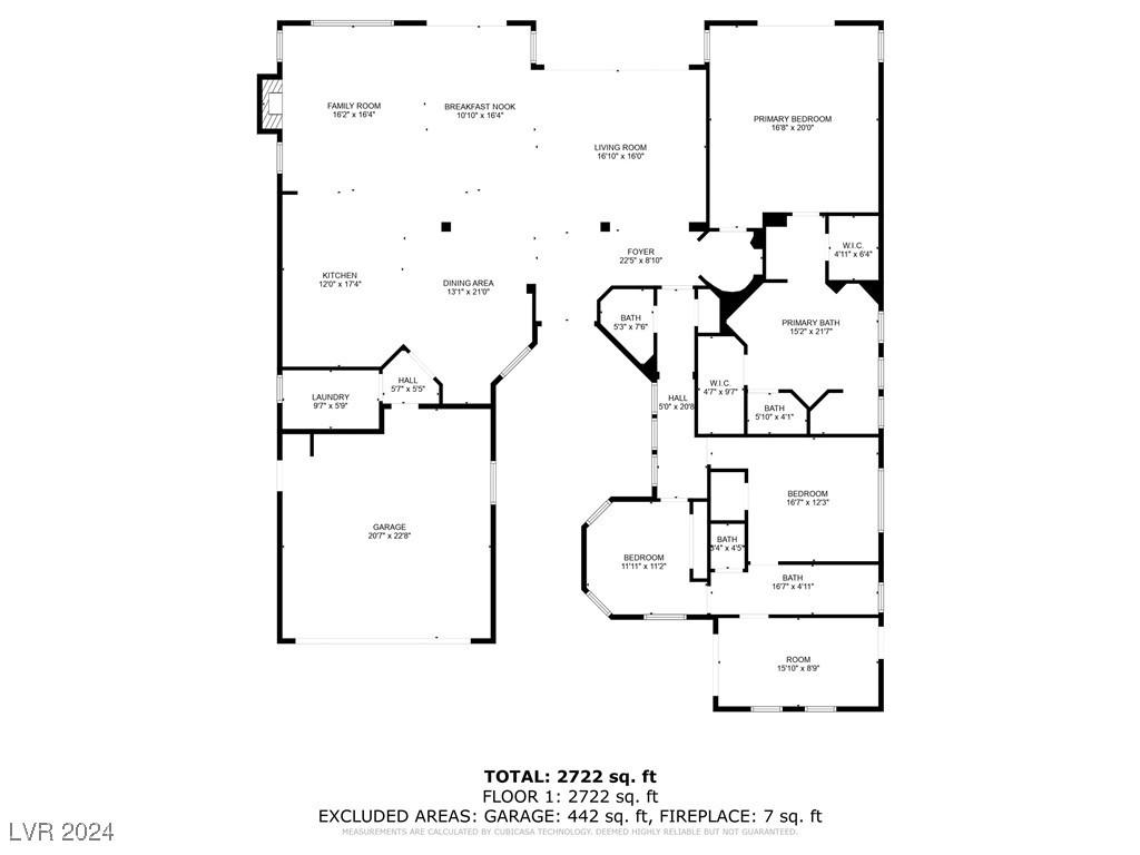 Explore This Spacious Single-Story Layout with a Central Family Room