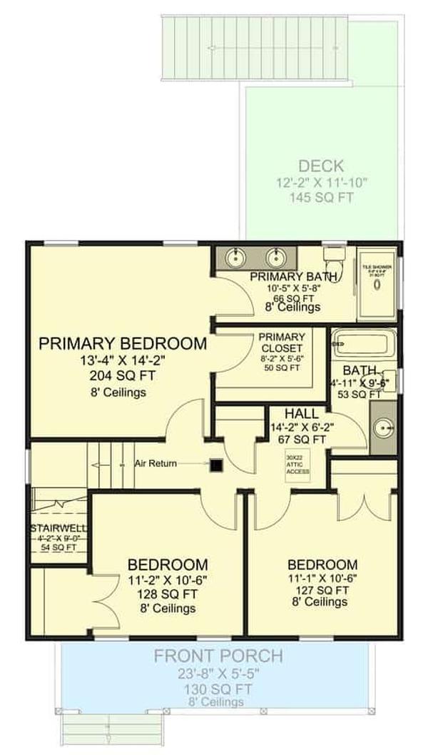 Exploring the Efficient Layout of this Three-Bedroom Floorplan