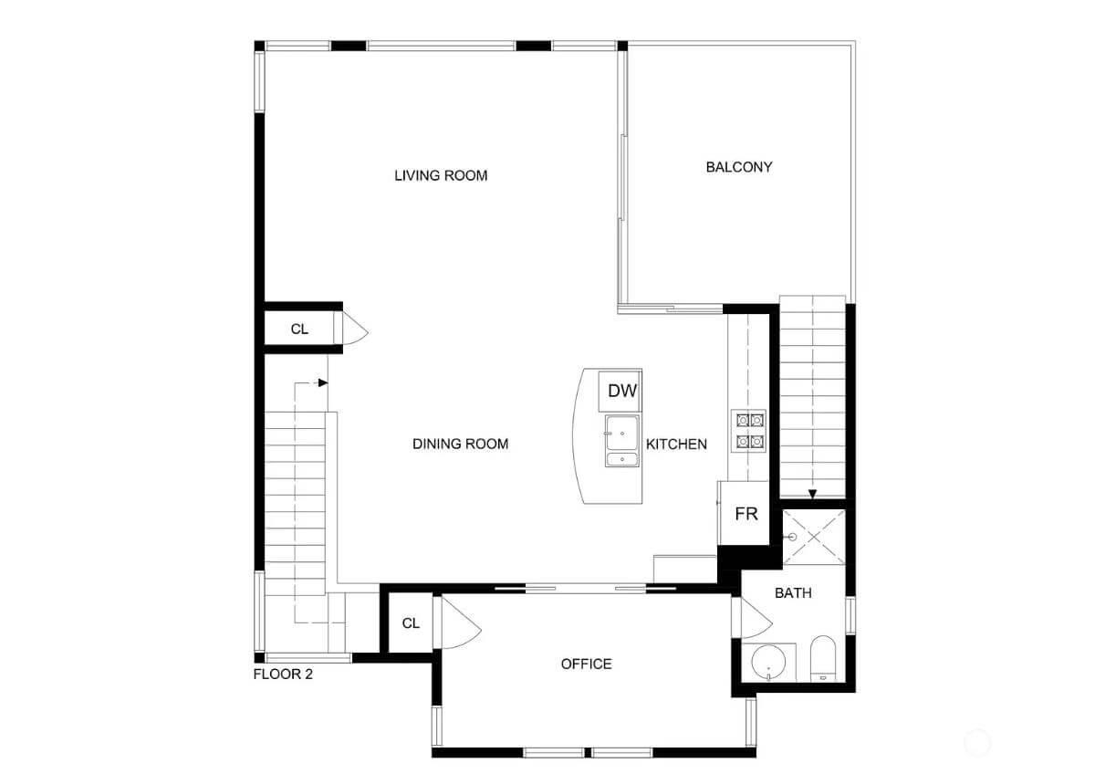 Explore the Open-Concept Flow with a Spacious Balcony